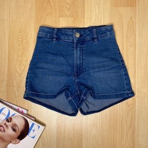 H&M Blue Denim Jeans Shorts